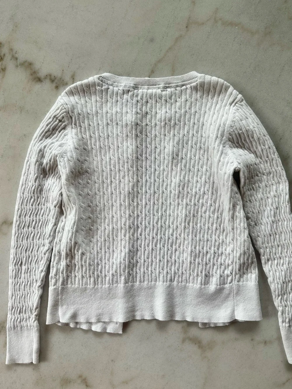 GAP kids White Cable-Knit Button Cardigan Sweater | Gap white cardigan